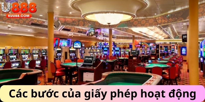 Trình tự các bước của giấy phép hoạt động